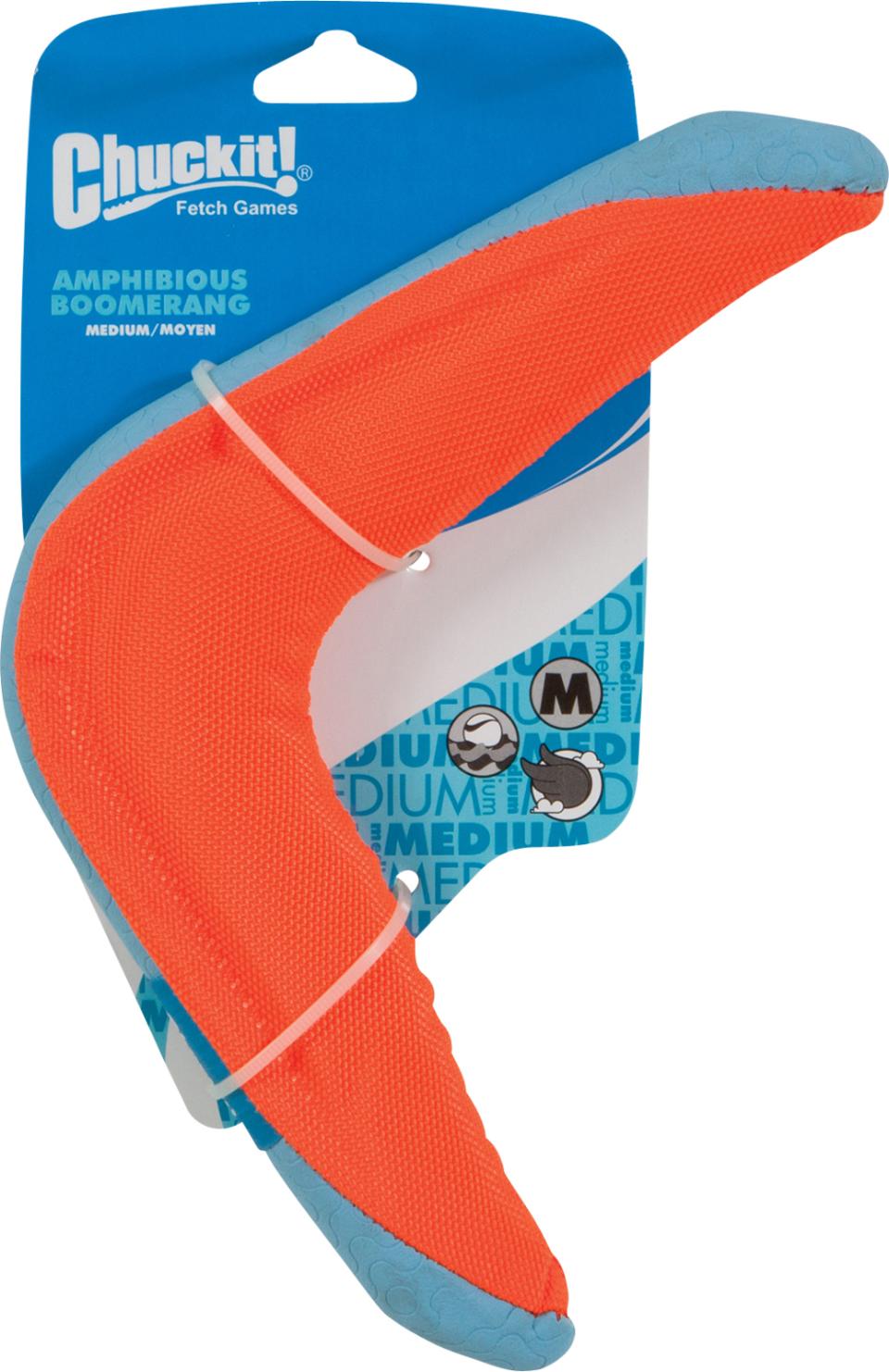 CHUCKIT Amphibious Boomerang, kan flyde