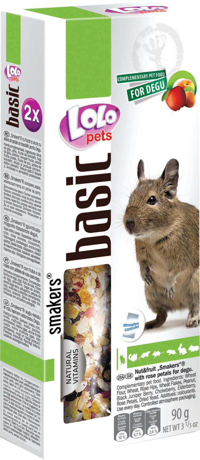 Smakers w. Nut and fruit, degu