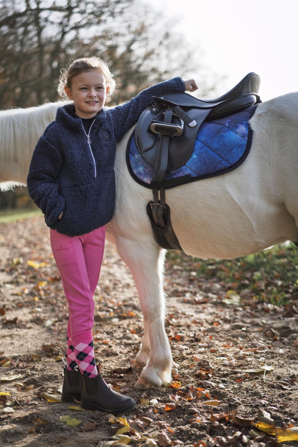 Equipage Veronika Teddy Half-zip Kinderpullover