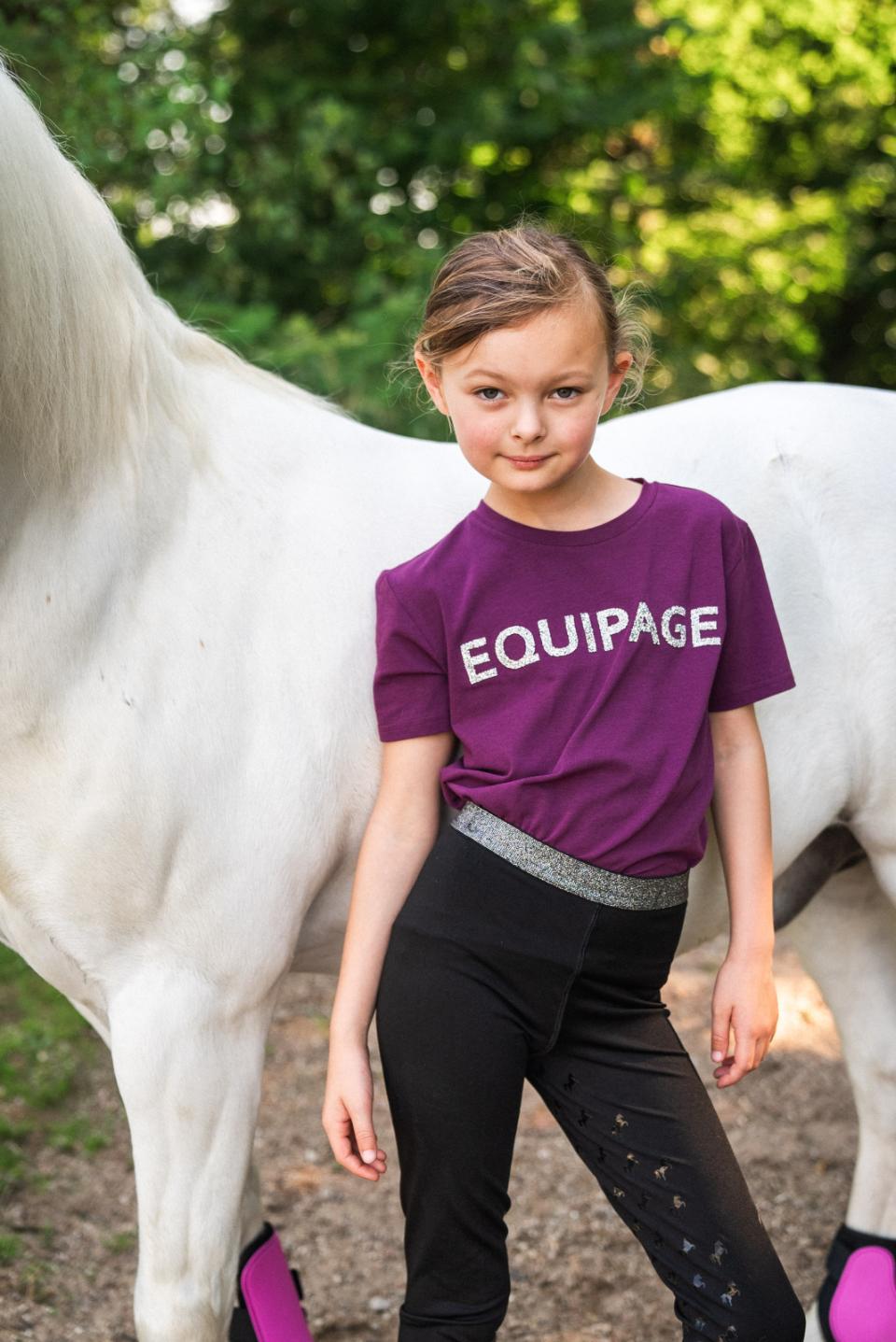 Equipage Telina Kurzarm-Reitbluse für Kinder