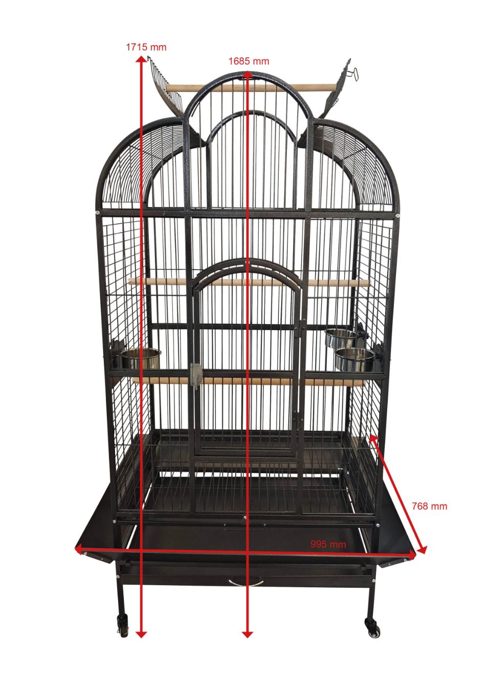Companion Bow Parrot cage