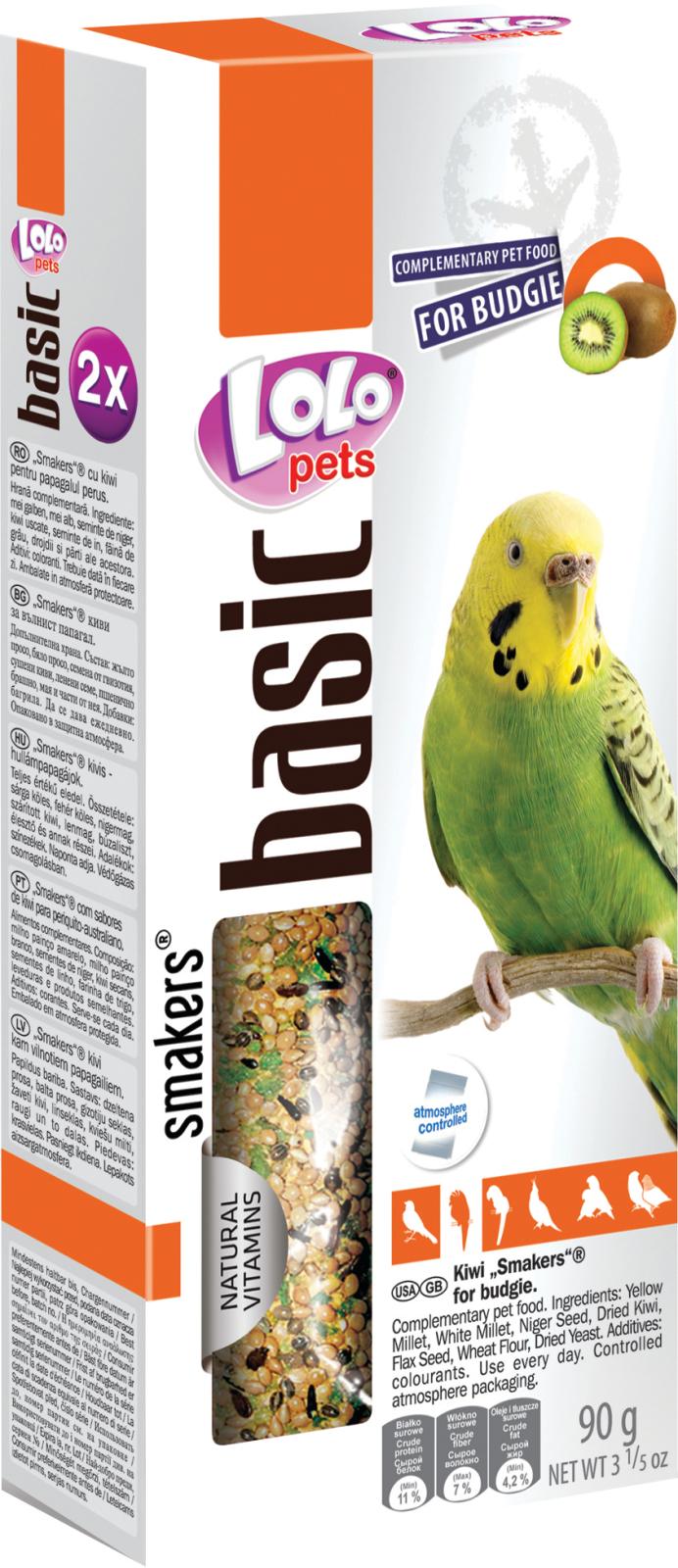 Lolo Pets Seed bars undulat med kiwi
