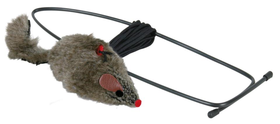 Maus zur Befestigung am Türrahmen, Plüsch