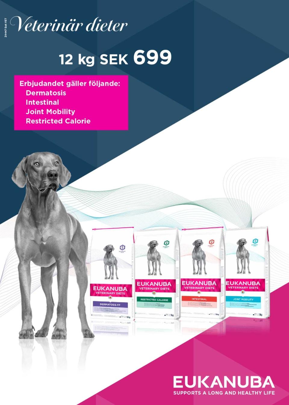 Eukanuba poster Veterinary Diets (svensk text)
