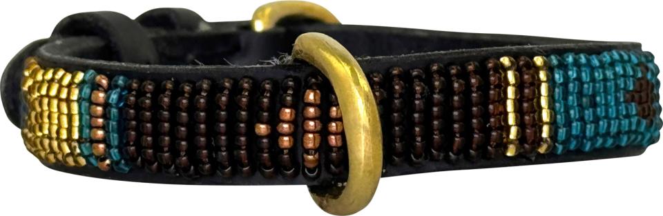 Kampuni håndlavet hundehalsbånd Micro New Gold diamond