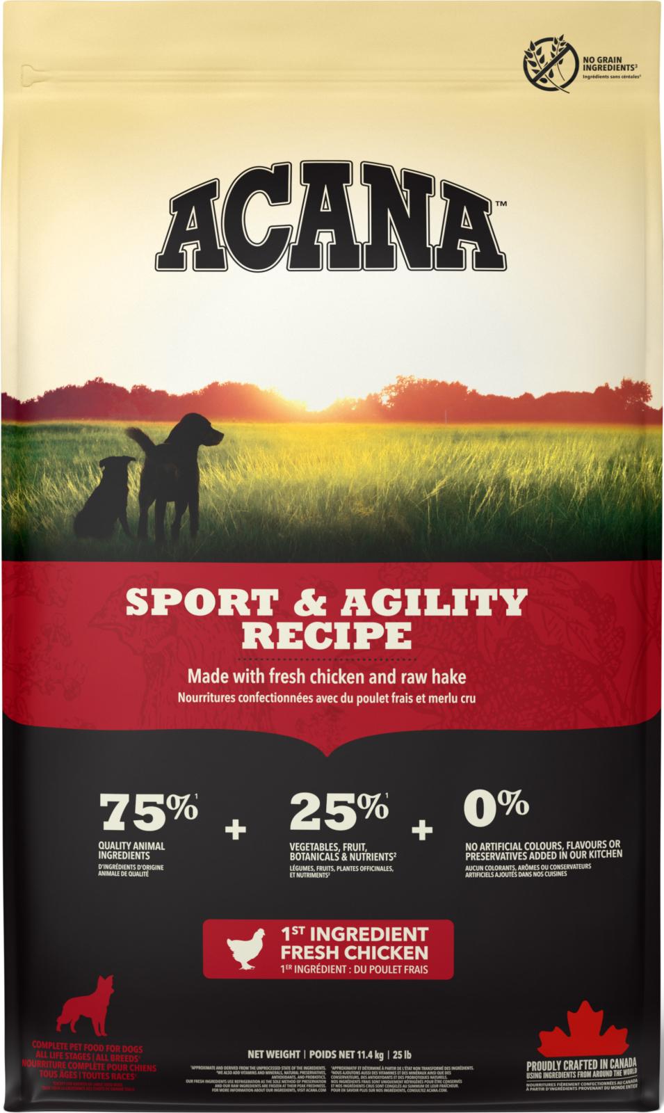 ACANA Dog Range Sport & Agility (chicken and fish)