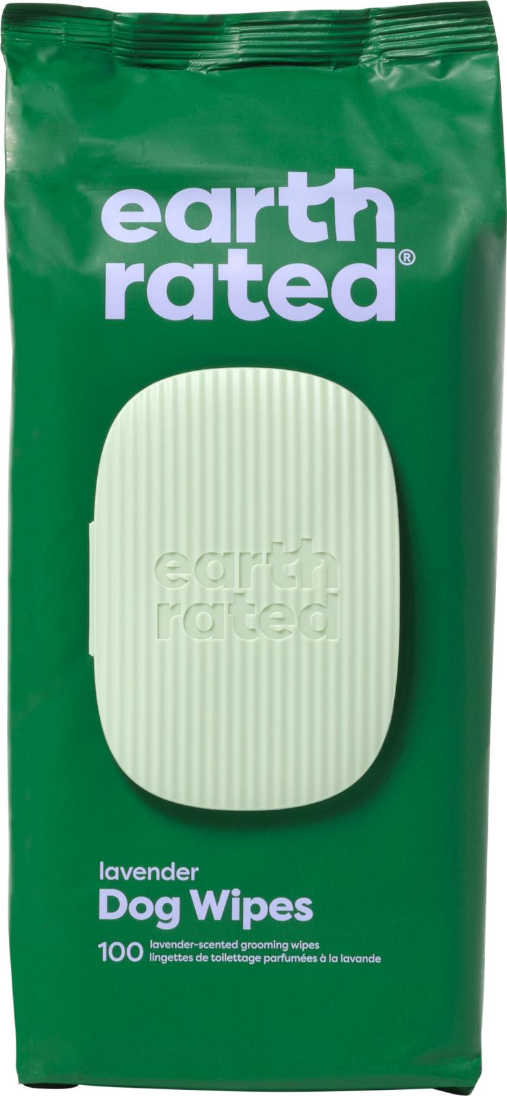 Earth Rated Wipes, Lavender, 20x20 cm
