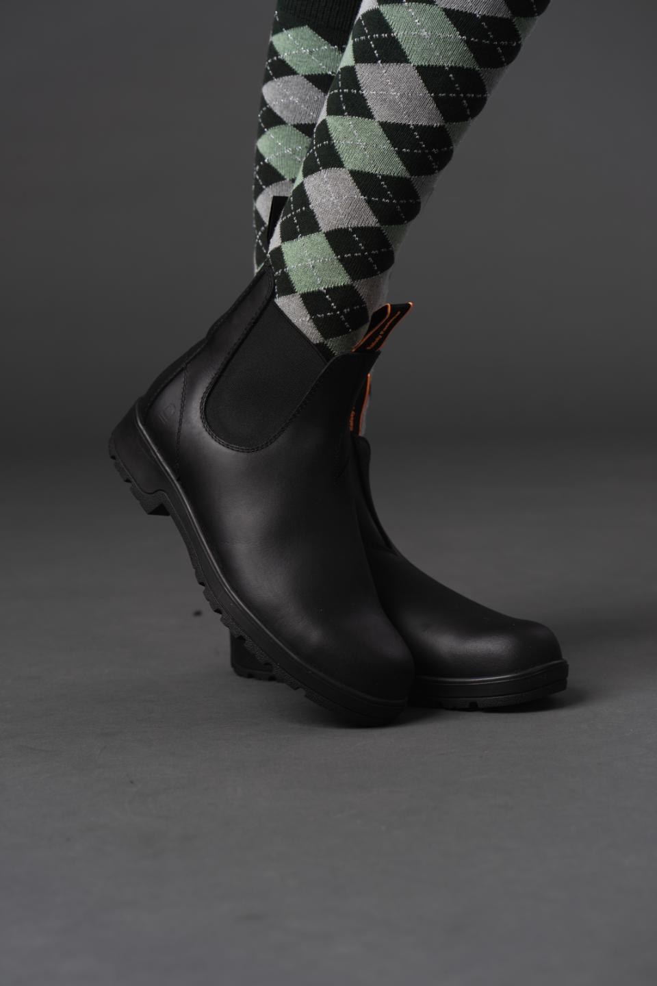 Equipage Vesper rideboots med ståltå, svart