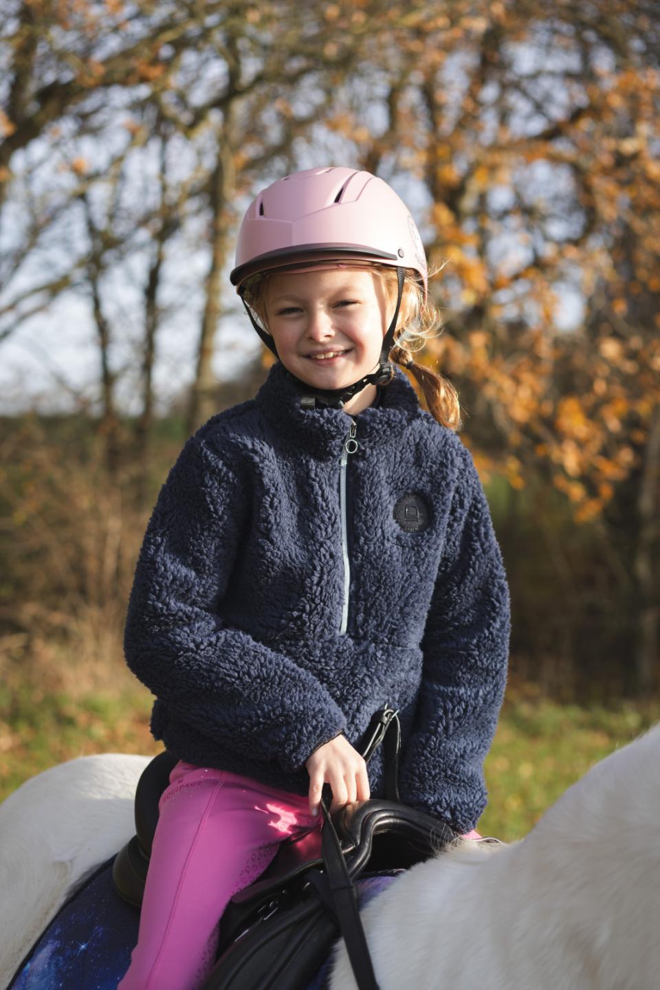 Equipage Veronika Teddy Half-zip Kinderpullover