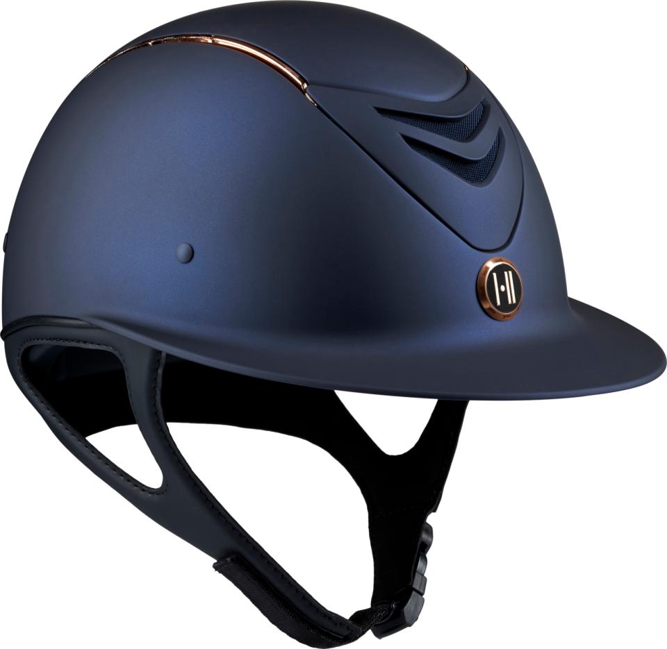 One K Avancé Reithelm - mattes Oberteil, rosegoldenes pipe