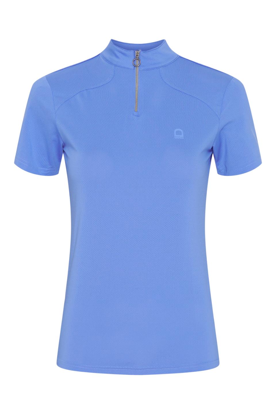 Equipage Hasty Half-zip short sleeve riding blouse