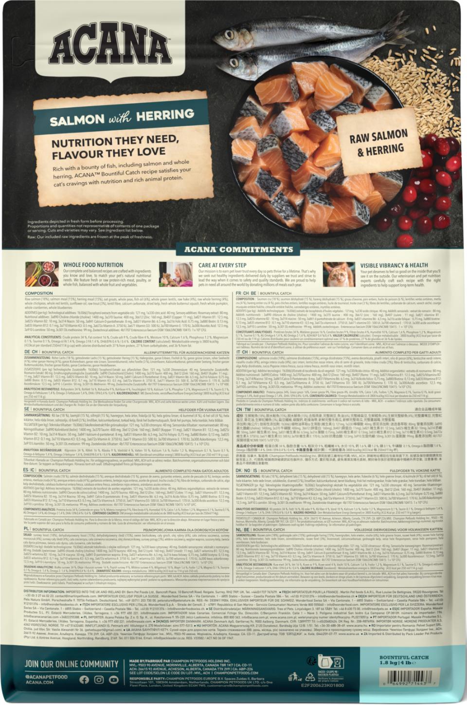 ACANA CAT Bountiful Catch (salmon)