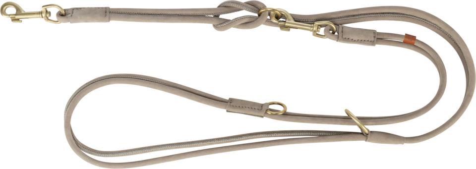 Trixie Pure Adjustable Lead, round-sewn leather