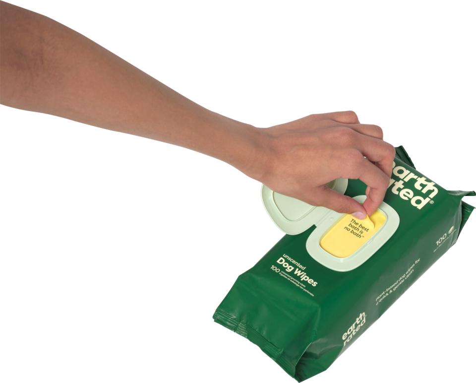 Earth Rated Wipes, Unscented, 20x20 cm