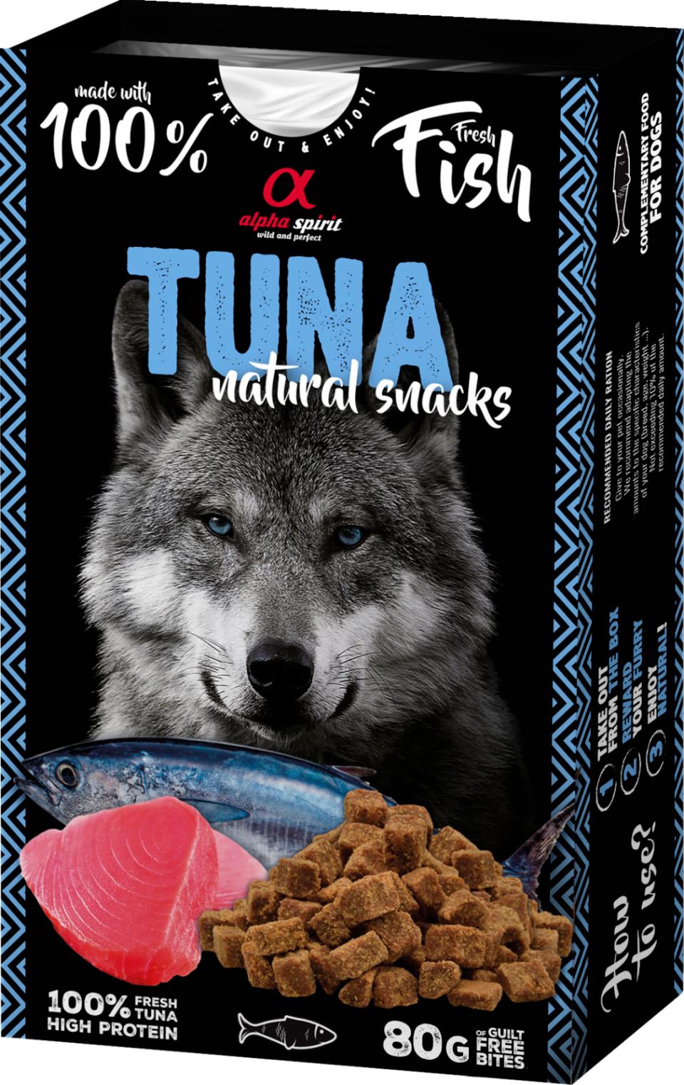 Alpha Spirit Naturals Tuna Hundesnacks (Thunfisch)
