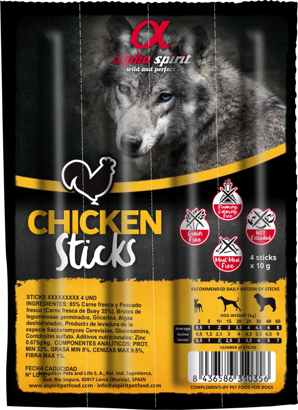 AlphaSpirit Chicken Stick (kylling)