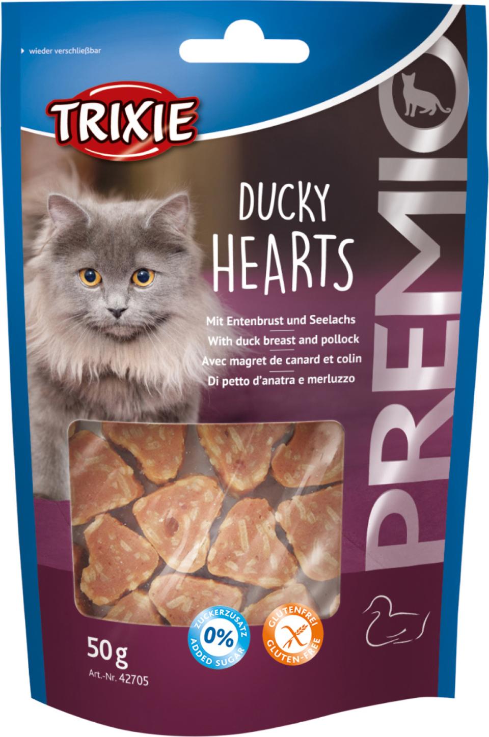 Premio Ducky Hearts (duck breast and pollock)