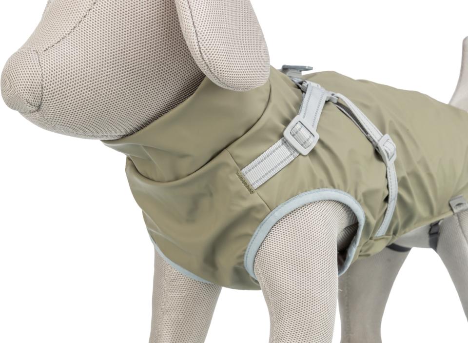 Trixie Pontis rain dog coat with harness