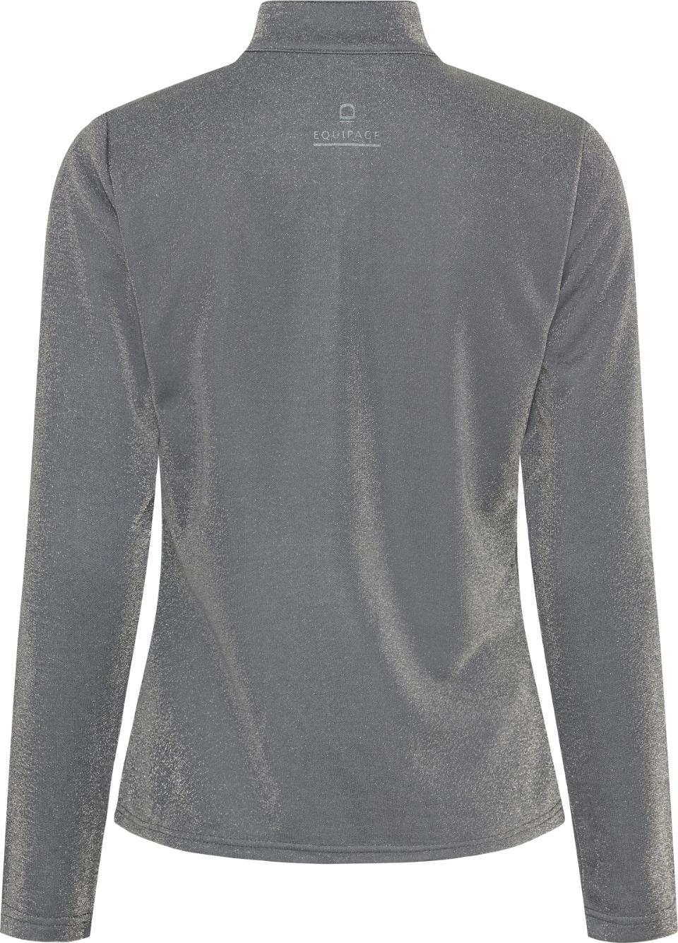 Equipage Shimmer Reithemd half-zip und lang Ärmeln