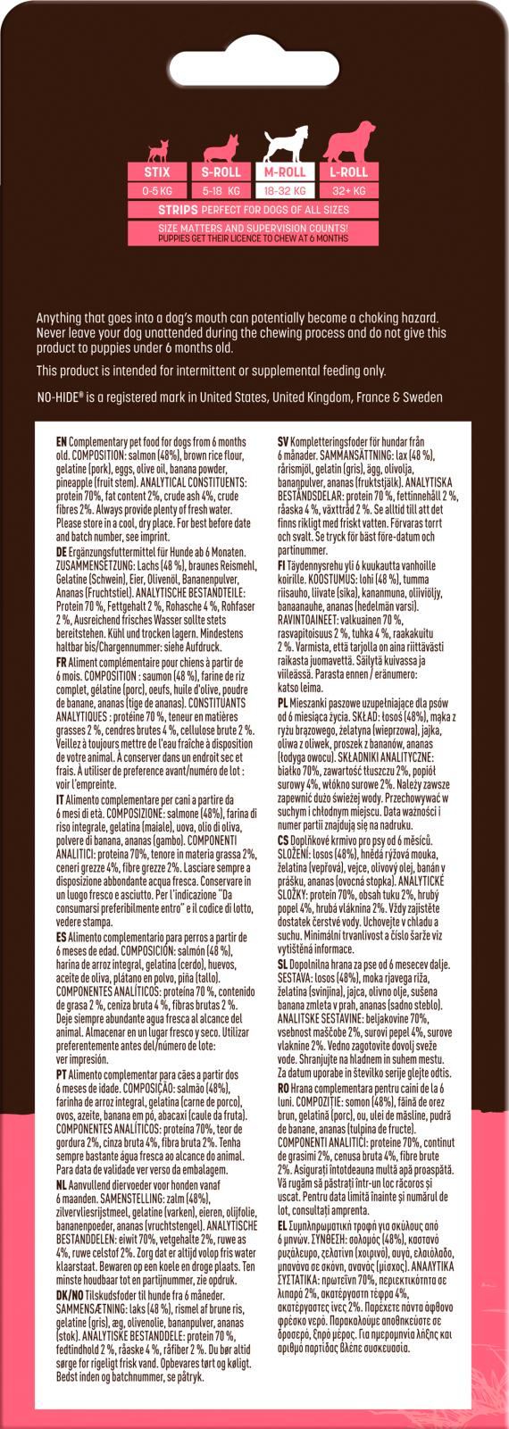 No-Hide Salmon Chew - 2-pak