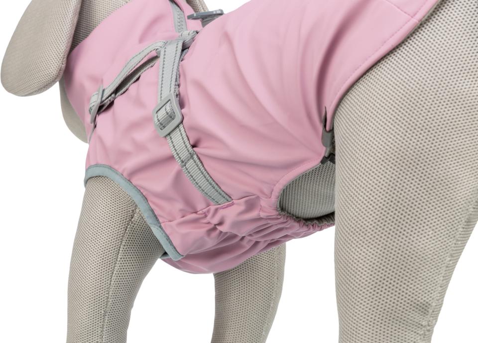 Trixie Pontis rain dog coat with harness