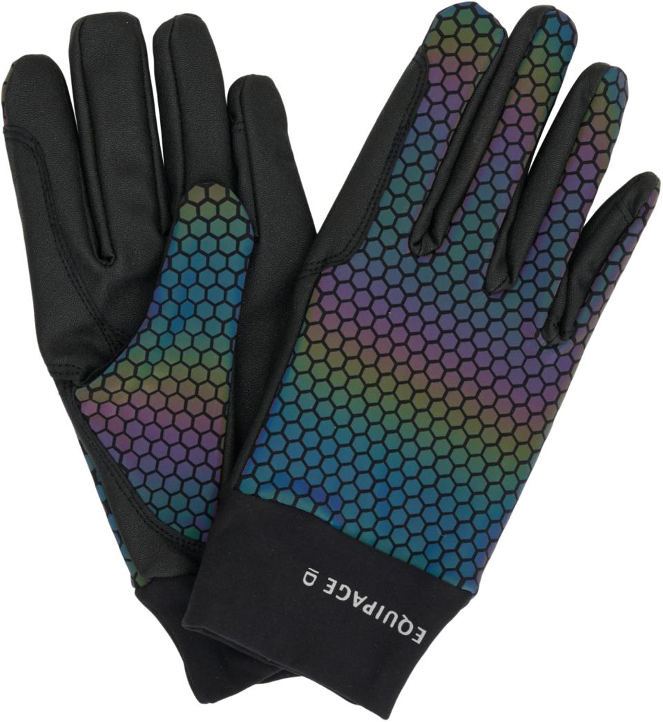Equipage Saline reflective riding gloves
