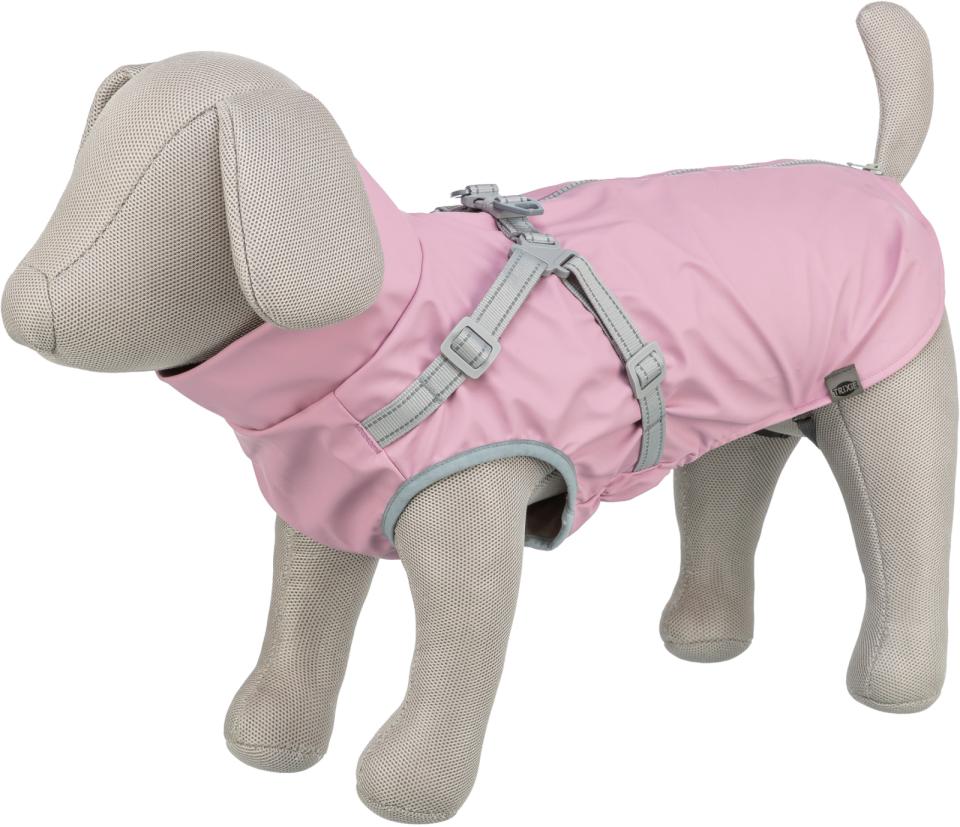 Trixie Pontis rain dog coat with harness