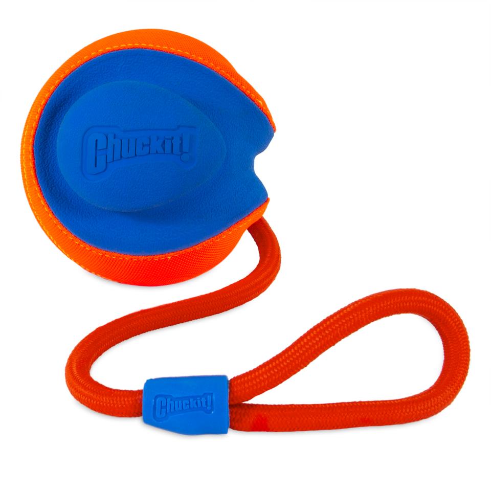 CHUCKIT Rope fetch - boll med rep