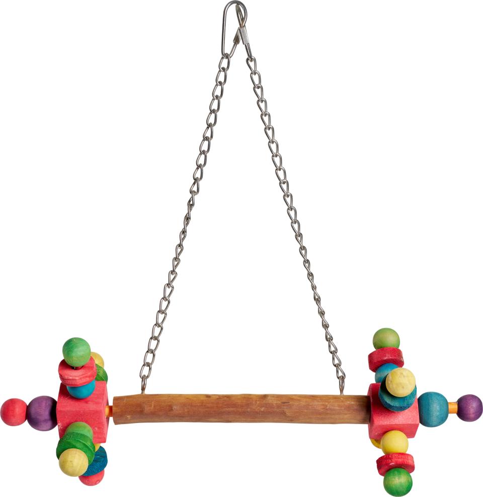 Companion Bird toy - wood swinger