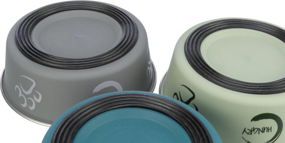 Skål i rostfritt Stål med Plastlegering