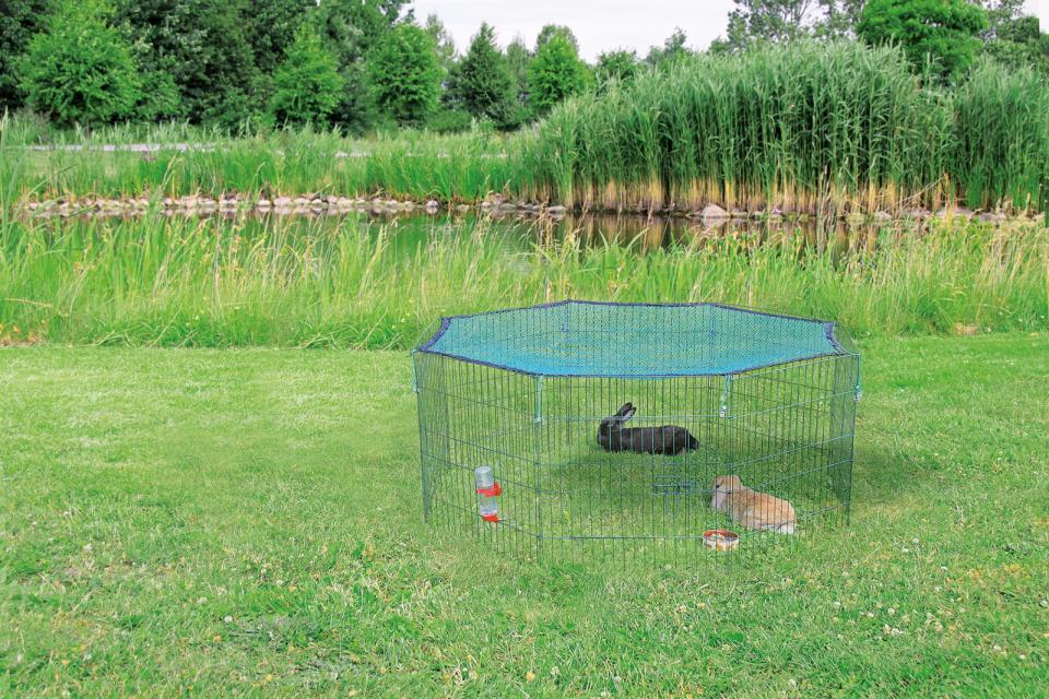 Utehage med Skyddsnät