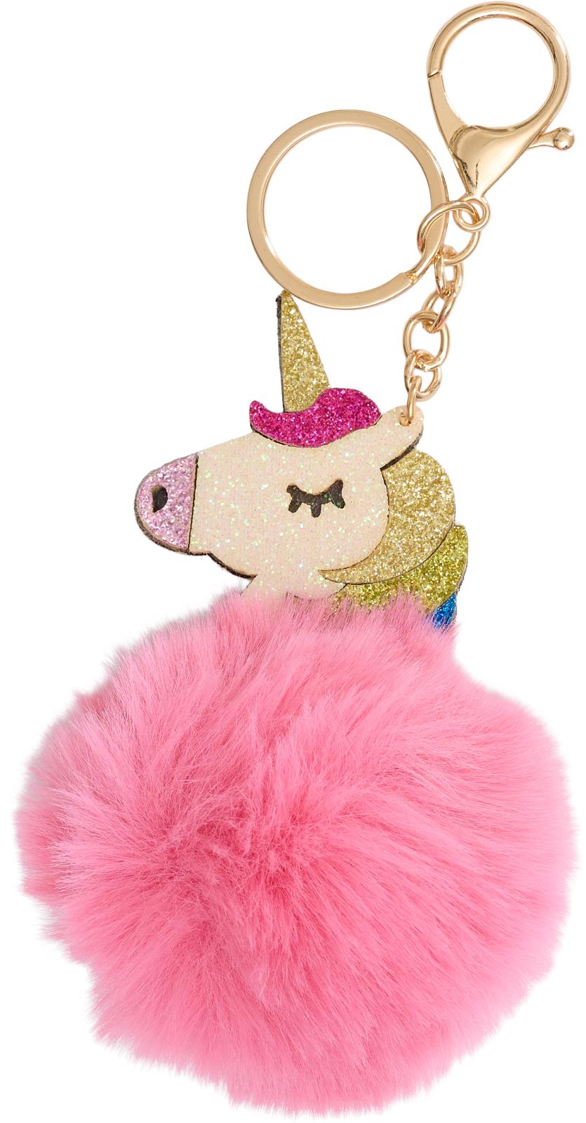 Equipage Einhorn Schlüsselanhänger mit Fell