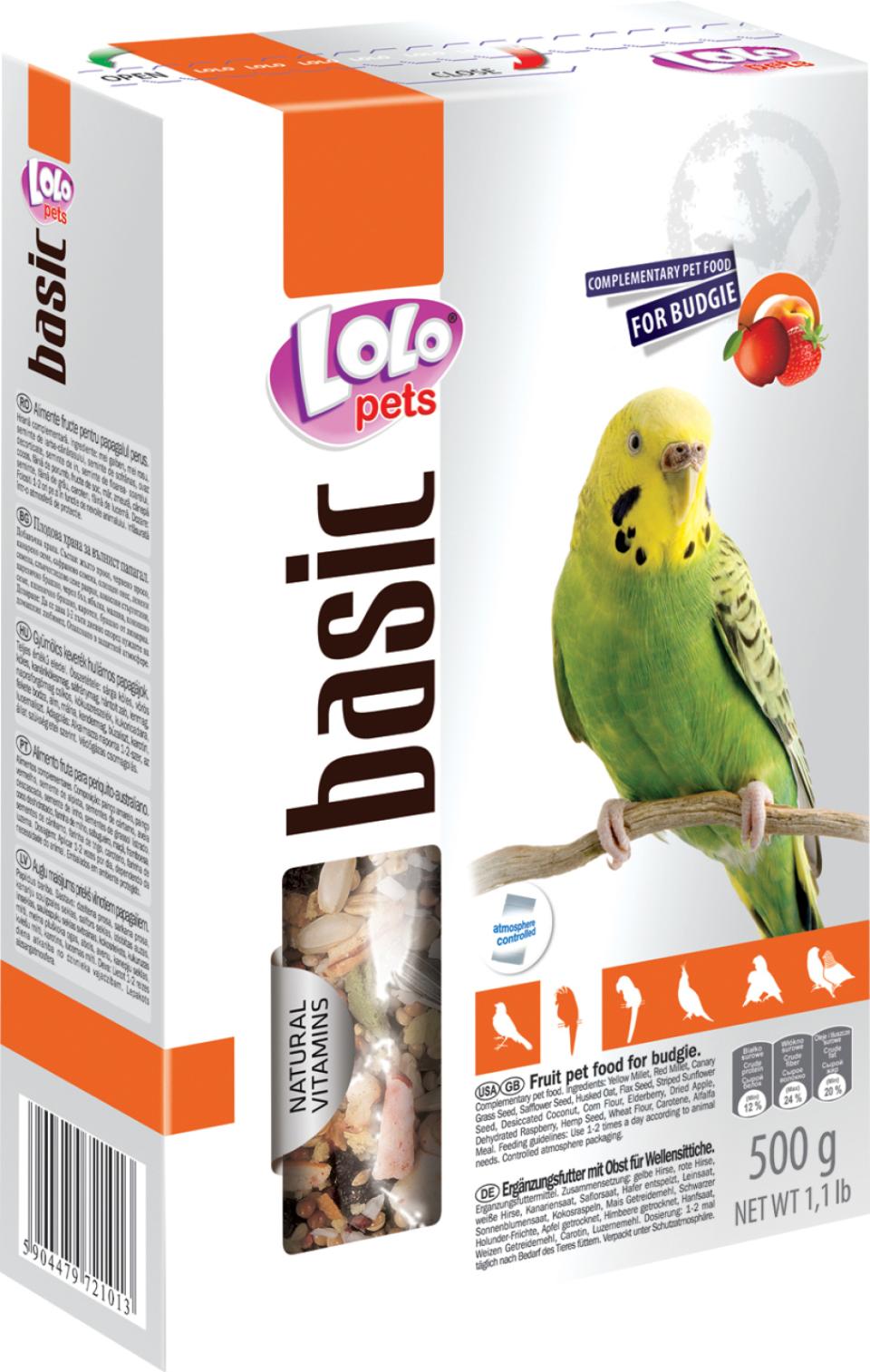 Undulatfoder m/ frukt