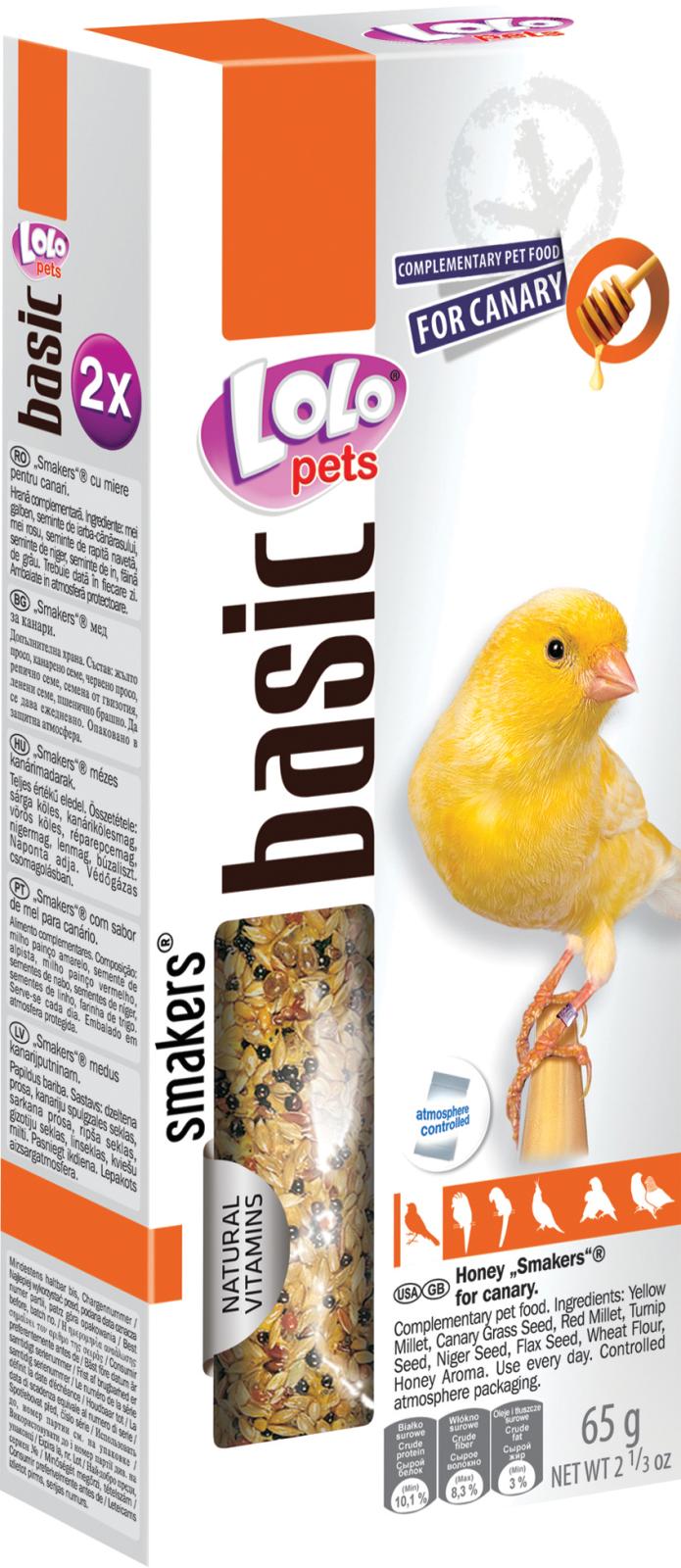 Lolo Pets Fröstickor kanariefågel med honung