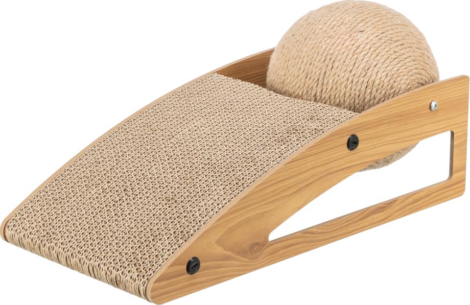 Trixie scratching ramp with ball