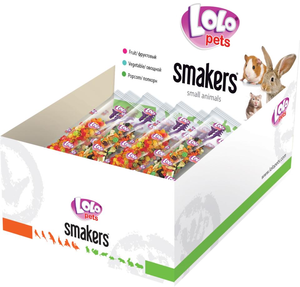 Lolo Pets Smakers box for gnavere og kanin, frugt