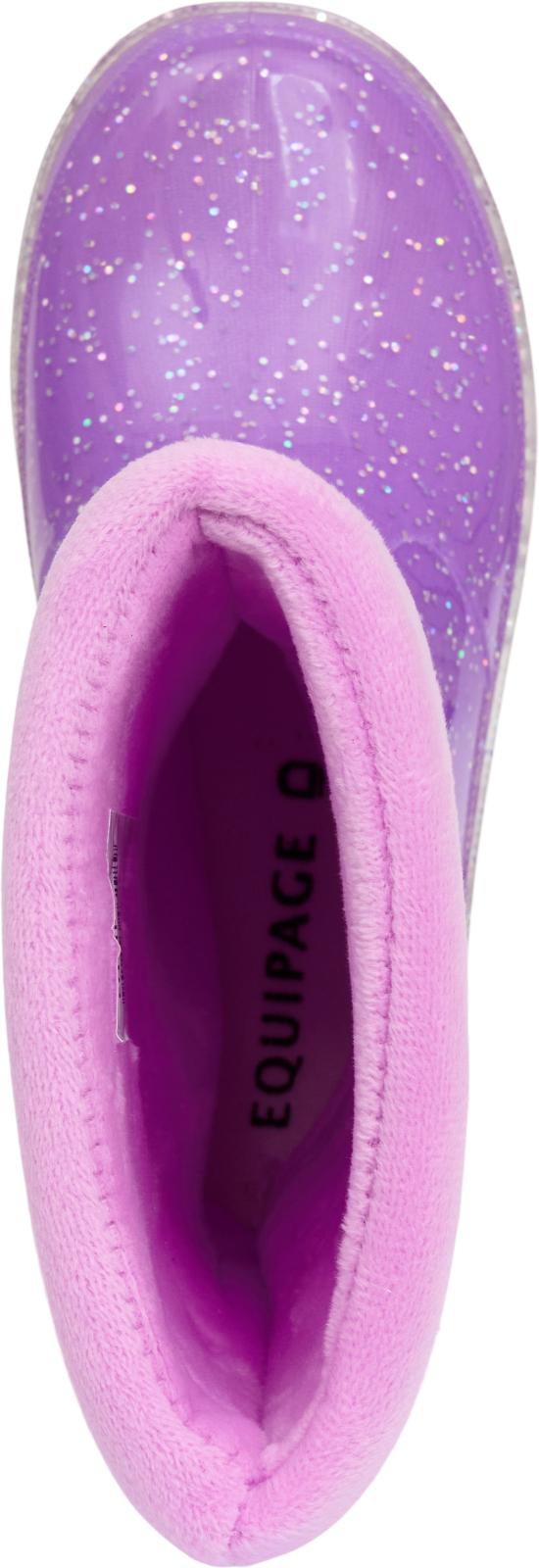 Equipage Light glittriga gummistövlar för barn