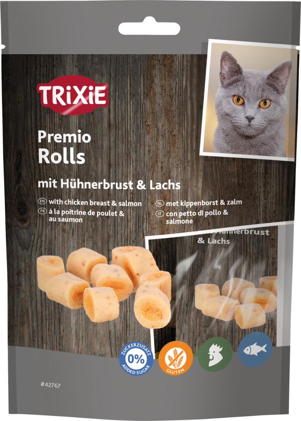 Trixie Premio Rolls med kyllingebryst & laks