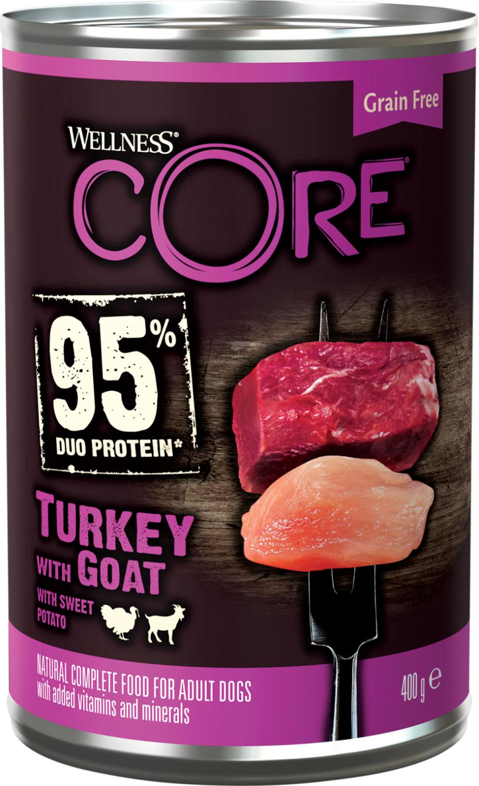 CORE 95 Turkey with goat and sweet potato