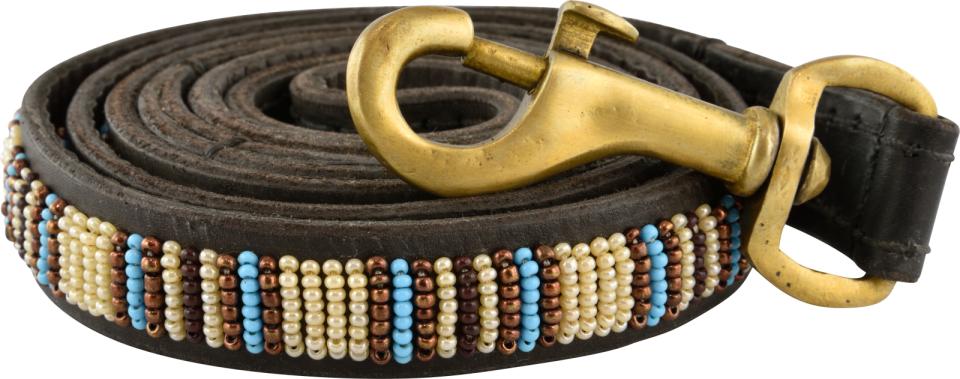 Kampuni handmade dog lead Blue Nile