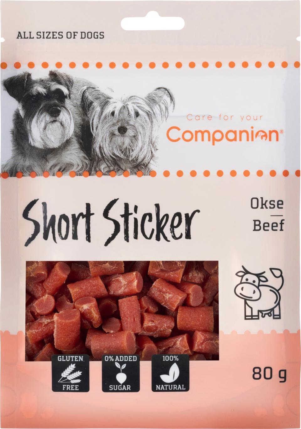 Companion Short Sticker (oksekød)