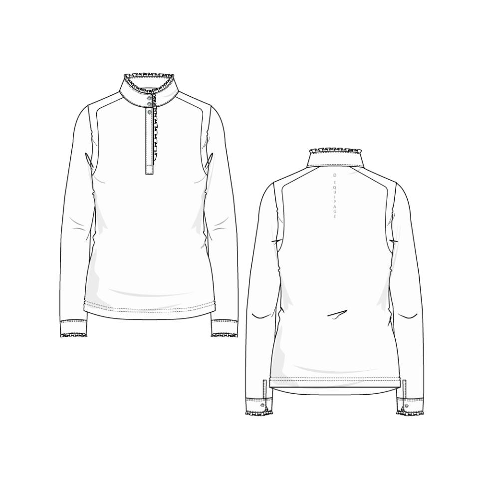 Equipage Lesley långärmed tävlingströja