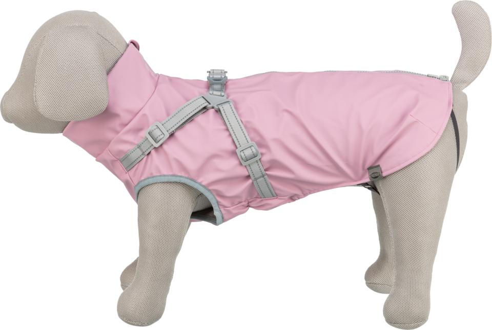 Trixie Pontis rain dog coat with harness