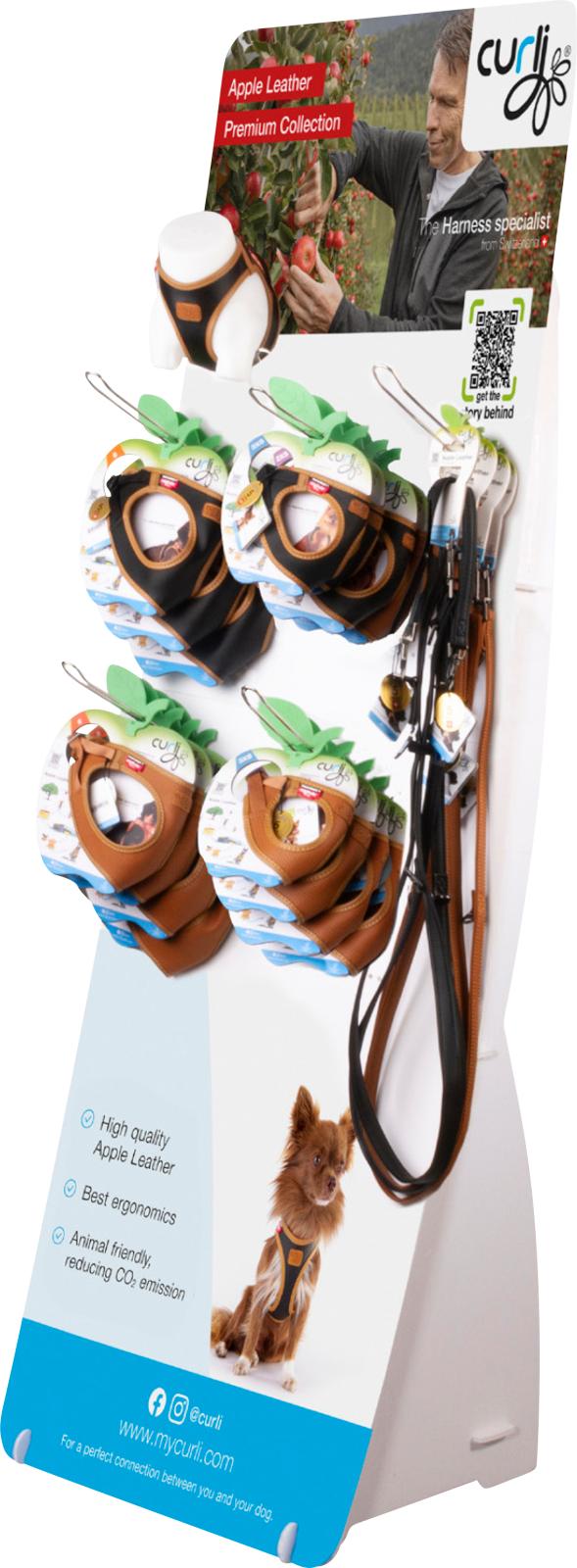 Curli Vegan æblelæder Display m/20 artikler