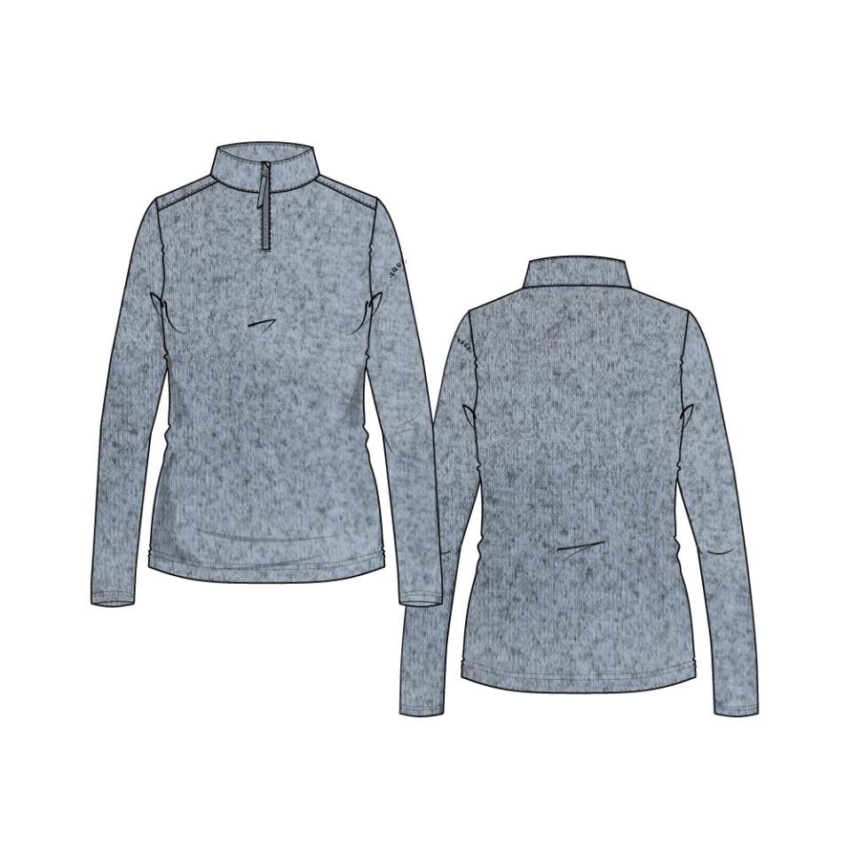 Equipage Stacey langärmeliges Reitshirt mit halbem half-zip
