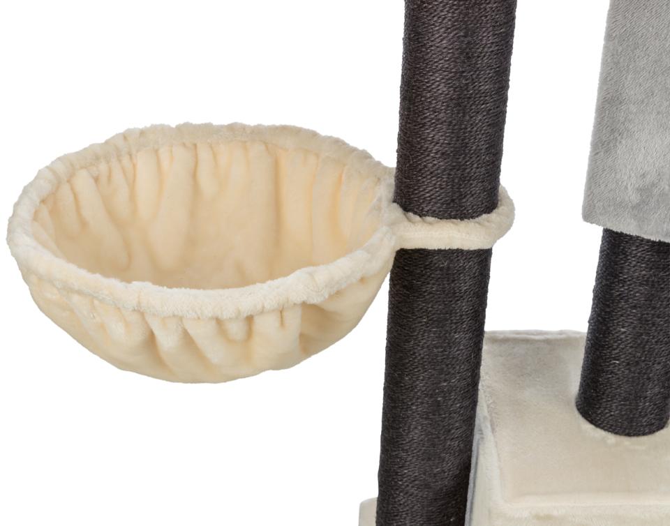 Trixie Enzo scratching tree