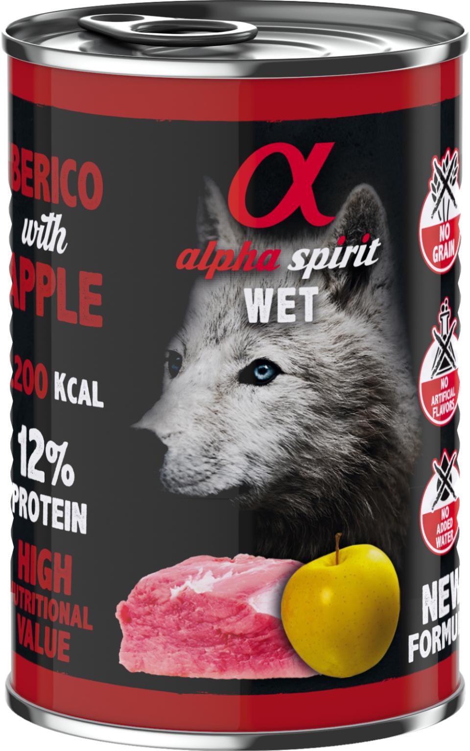 AlphaSpirit Pork with yellow apple 400 g