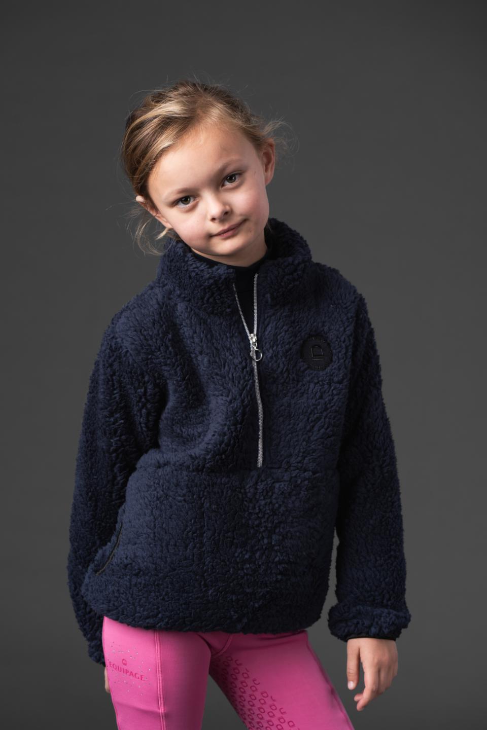 Equipage Veronika Teddy Half-zip Kinderpullover