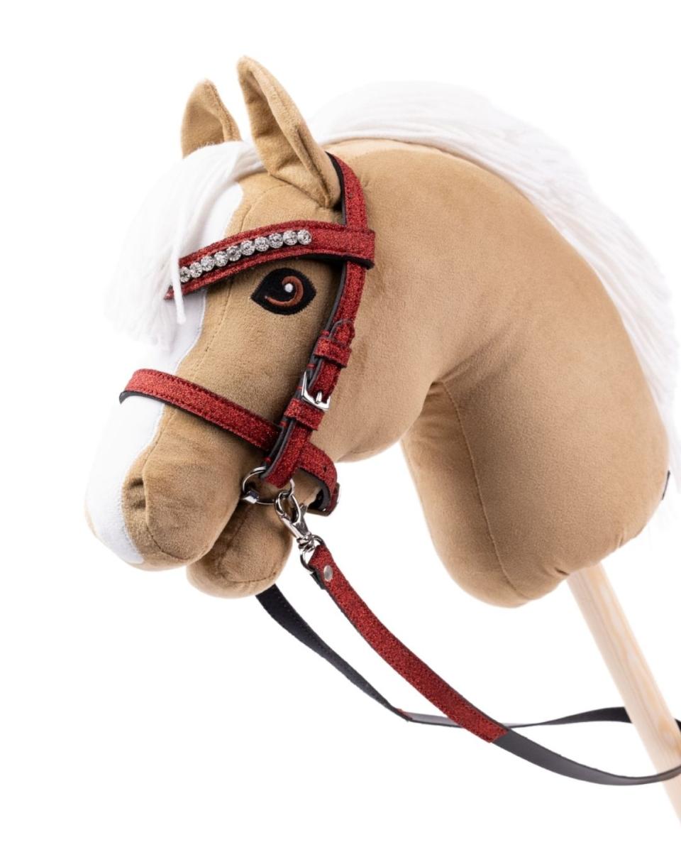 My Hobby Horse Trense, rot glitzernd
