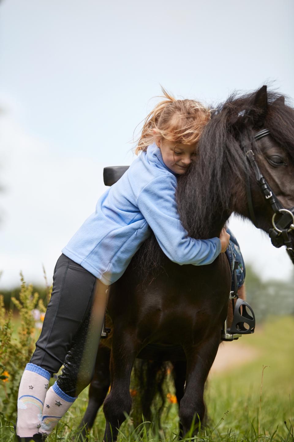 Equipage Molly ridtights med full grip för barn